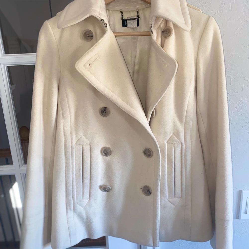 Women's J. Crew Double Breasted Wool Pea Coat